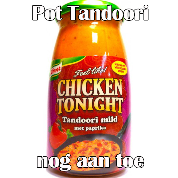 Surfoloog pot tandoori nog aan toe